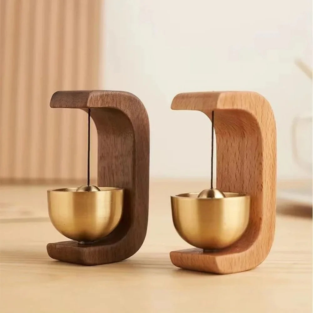 1pcs Magnetic Wind-bell Simple Doorbell Magnetic Inhalation Home Wind-bell Remind Bell Home Car Decoration Merry Christmas Gifts
