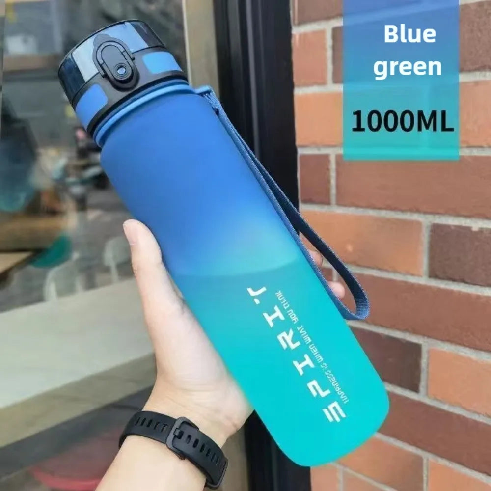 34 oz Large Drinking Water Bottle, Leakproof BPA Free Plastic Water Bottle with Locking Cap for Gym Outdoor Sports Cycling