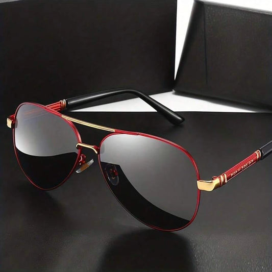 Sunglasses for Men Day and Night Vision Driving Fishing Anti-UV Trend Shades For Men Glass Authentic Sun Protection