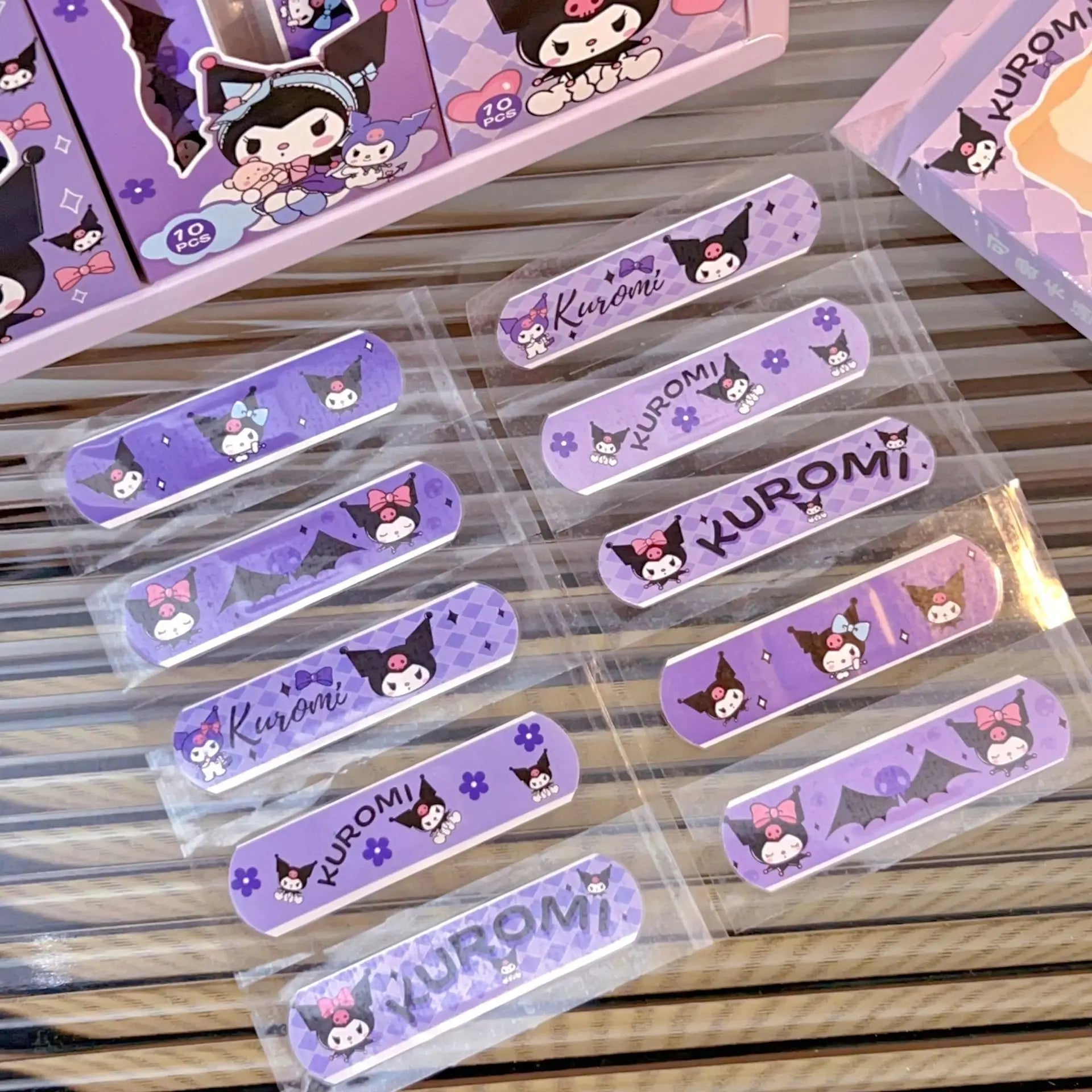 40pcs Kawaii Kids Adhesive Bandages Waterproof Breathable Cute Cartoon OK Bandages