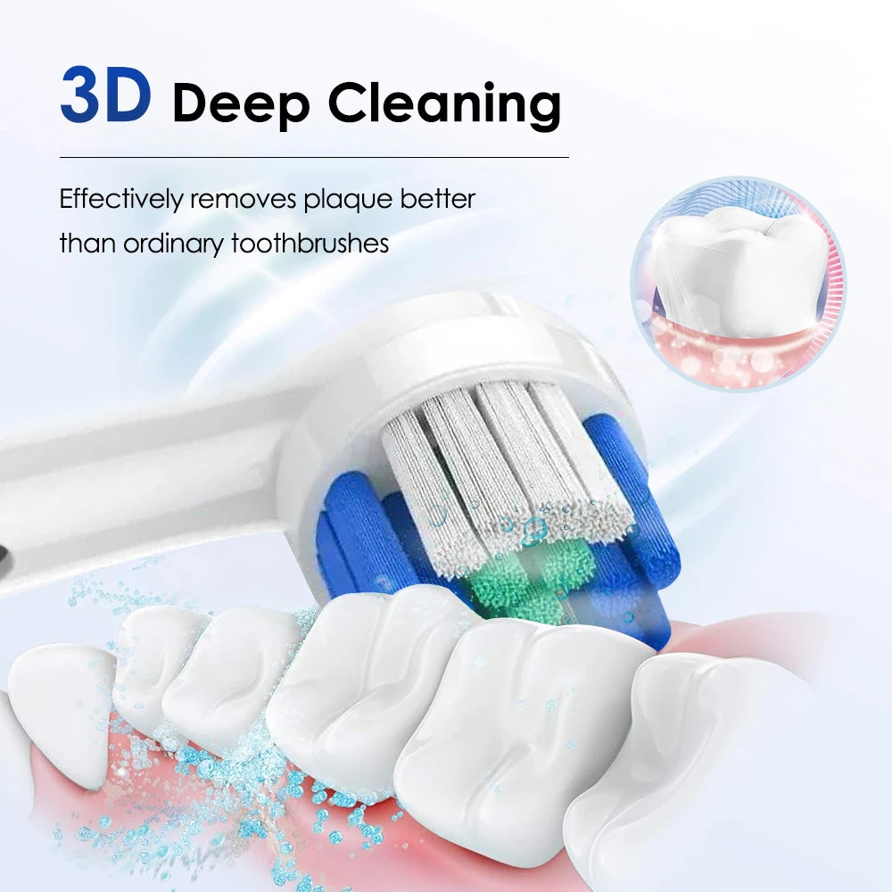 Rotary Electric Toothbrush - 5 Modes IP67 30-Day