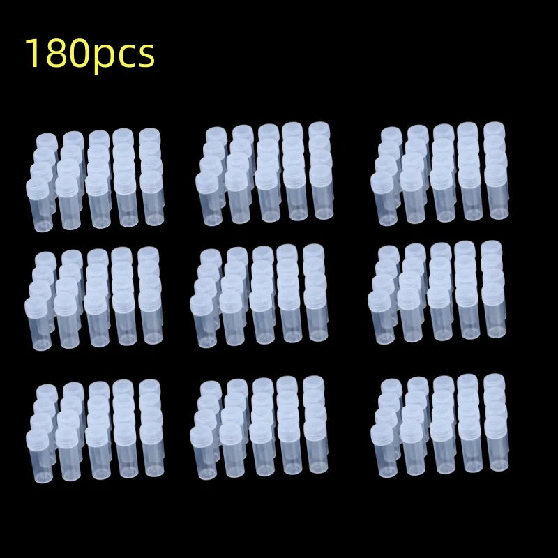 5ml Plastic Bottle Sample Jar 5g Small Barrel Vials Medicine Pill Liquid Powder Capsule Storage Container Packing Bottles
