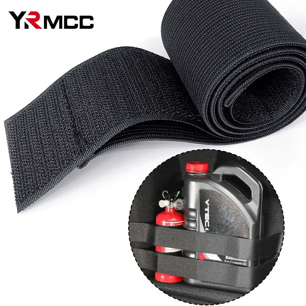 50cm Car Trunk Organizer Firm Magic Tape Cars Stowing Tidying Fixed Belt Auto Tool Storage Fixing Belt Car Rescue Tools Storage