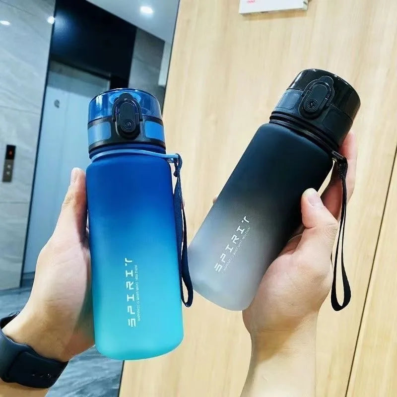 Gradient Color Portable High-temperature Resistant Fitness Pot for Summer Large-capacity Outdoor Water Cup for Students