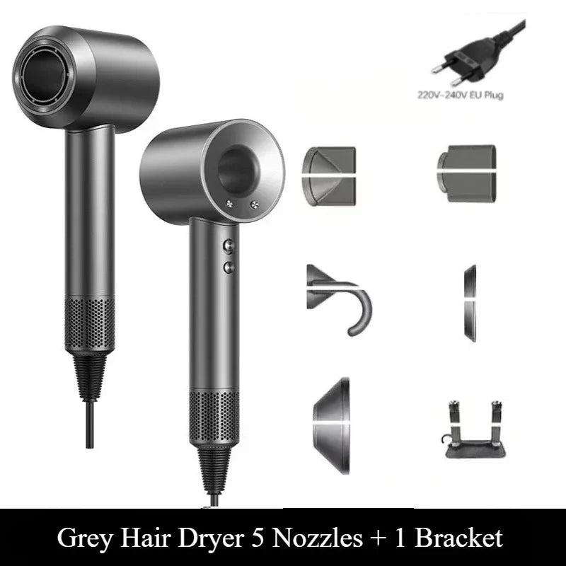 2026 Wall-Mounted Leafless Hair Dryer – Negative Ion, Salon-Grade, Home & Travel