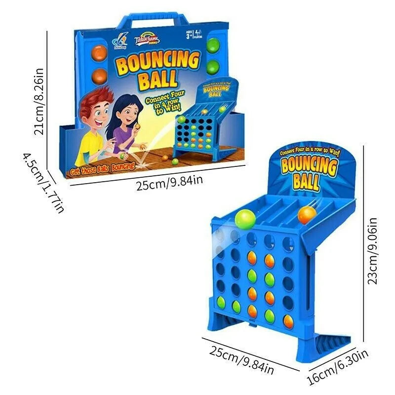Bouncing Ball Shots Board Game Parent-child Interaction Table Game Toddler Toss Ball Toys Children's Gifts Boys Girls Party Game