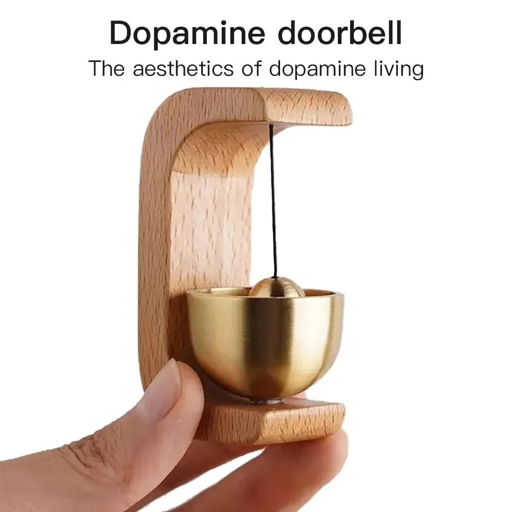 1pcs Magnetic Wind-bell Simple Doorbell Magnetic Inhalation Home Wind-bell Remind Bell Home Car Decoration Merry Christmas Gifts