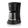 Electric Drip Coffee Maker, Compact Coffee Maker with Reusable Filter, Hot Plate and Coffee Pot