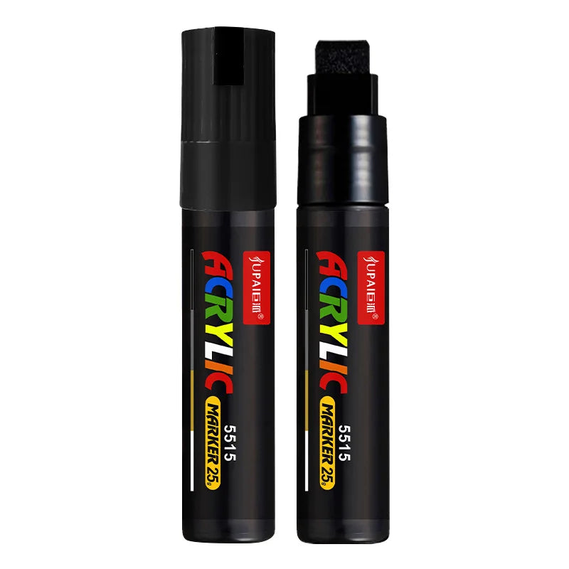15 Colors Larger Capacity Acrylic Marker Pens,Ultra Wide Head 15MM/8MM Graffiti,Painting,Drawing,advertising posters Art Supplie