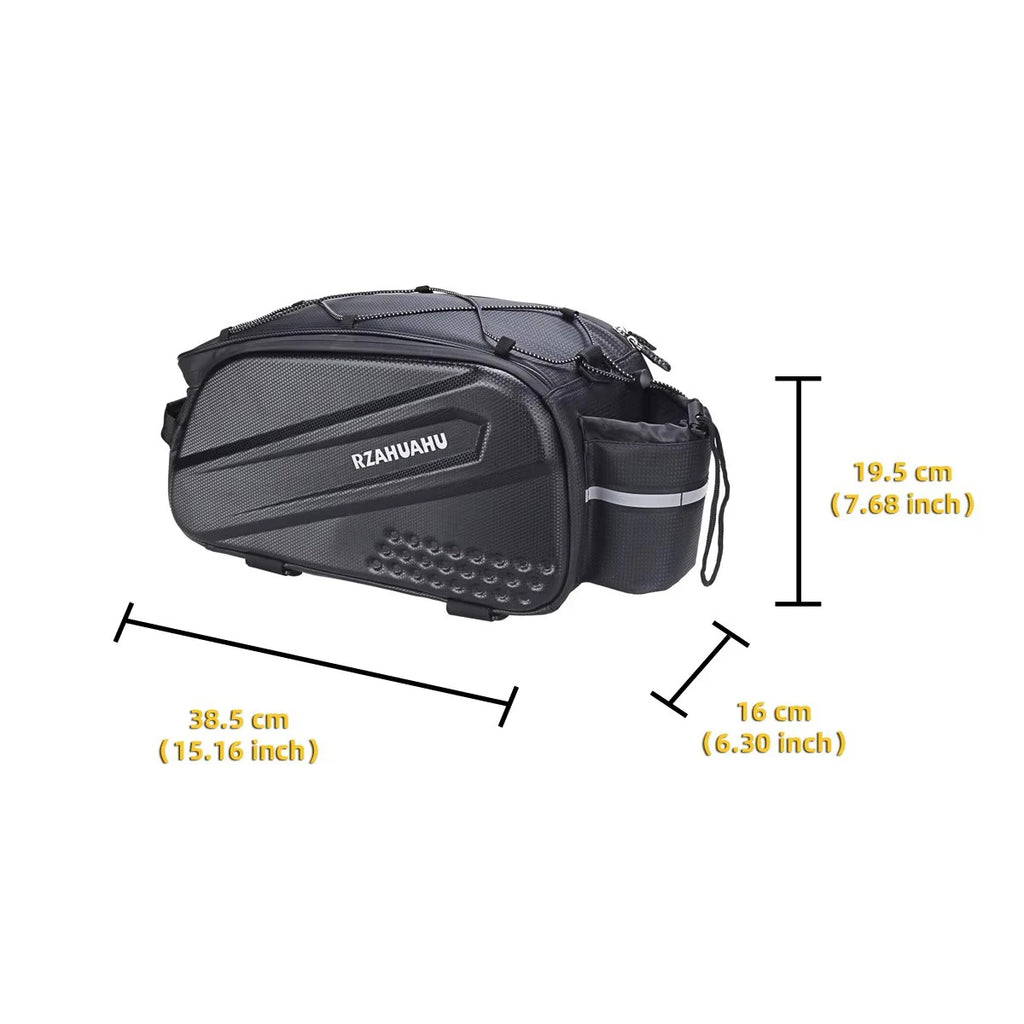 Large Bicycle Saddle Bag Big Capacity Bicycle Carrier Bag Bike Tail Rear Bags Waterproof Cycling Trunk Luggage Shoulder Handbag