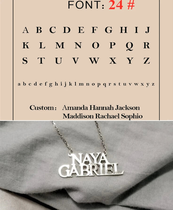 Custom Name Necklace Personalized Golden Choker Stainless Steel Necklaces For Women Man Customized Jewelry Couple Gift