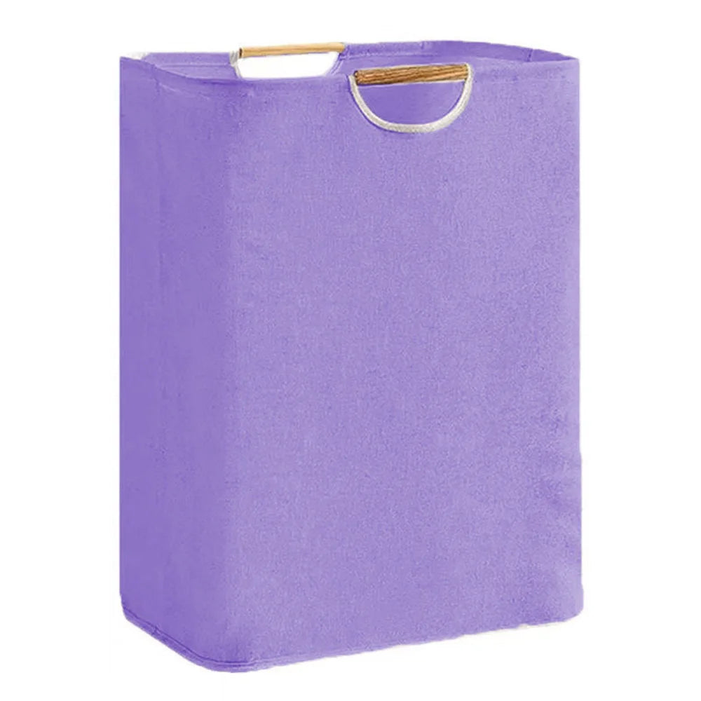 Collapsible Laundry Basket Dirty Clothes Storage Basket with Handle Hamper Sundries Storage Bag Bathroom Accessories