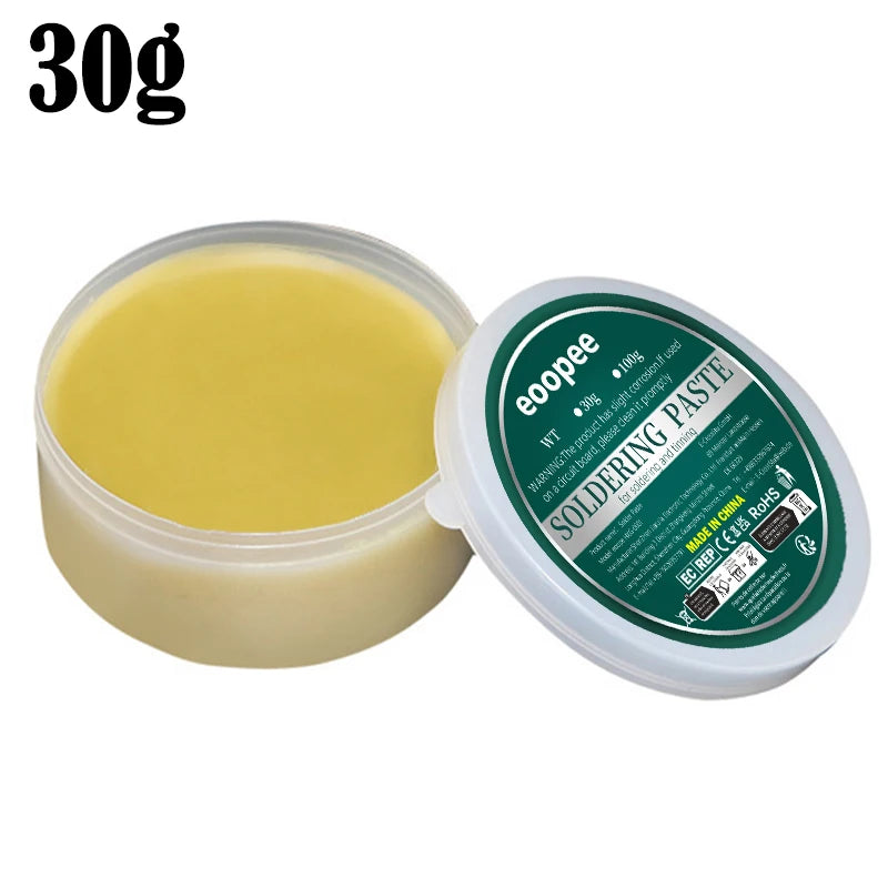 30g/50g/100g Solder Paste Rosin Flux No Clean for Electronics - Lead-free Welding Flux for Circuit Boards & Iron Repair