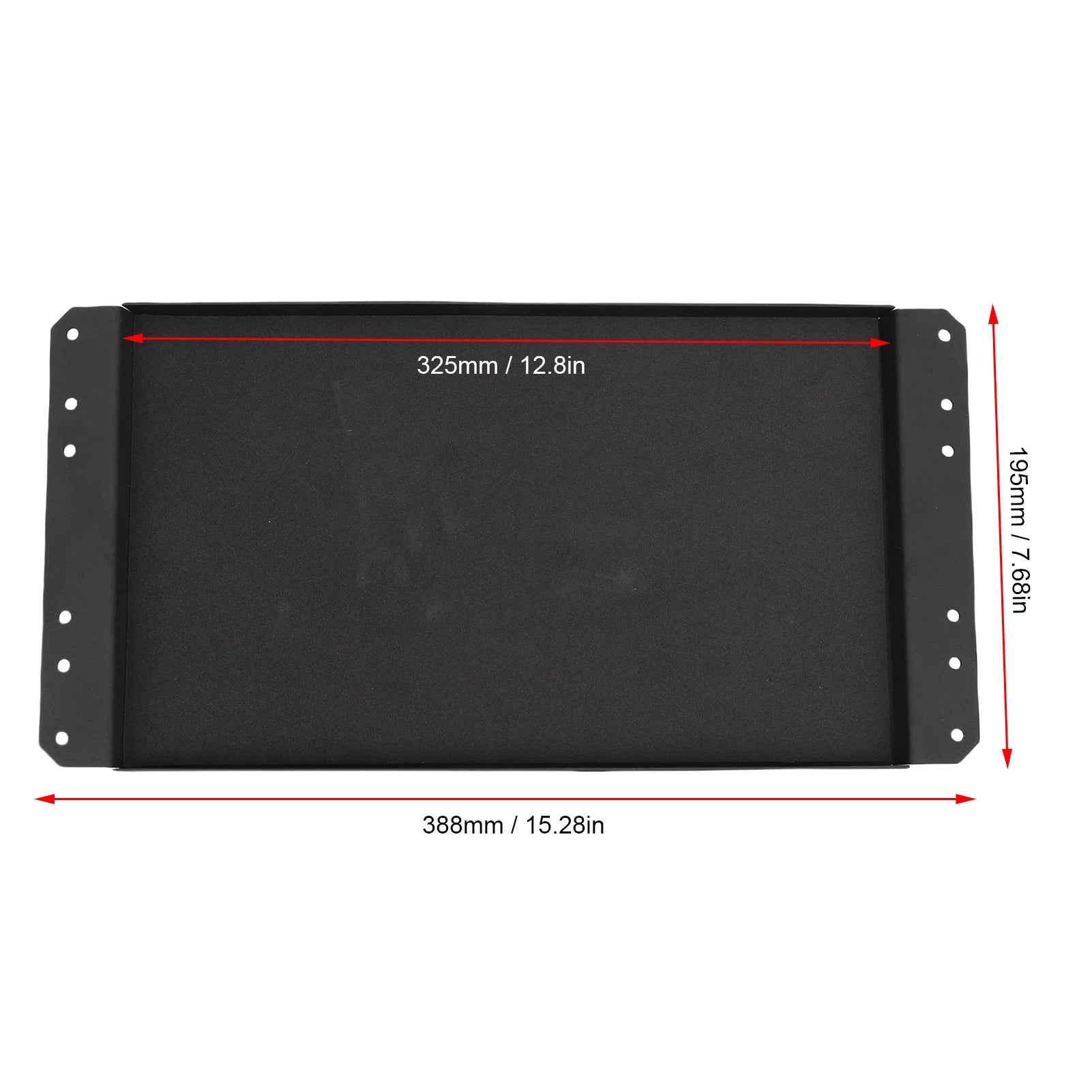 Toolbox Folding Side Table Toolbox Magnetic Tool Tray 325mmx195mm Multifunctional Rubber Coated Tray Heavy Duty for Assembly