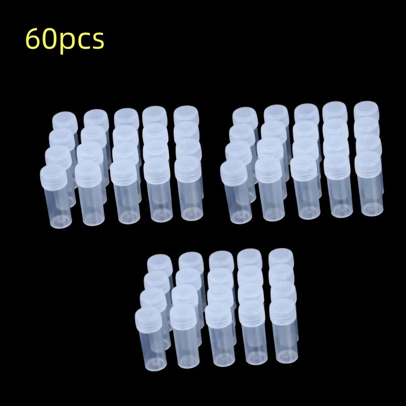 5ml Plastic Bottle Sample Jar 5g Small Barrel Vials Medicine Pill Liquid Powder Capsule Storage Container Packing Bottles