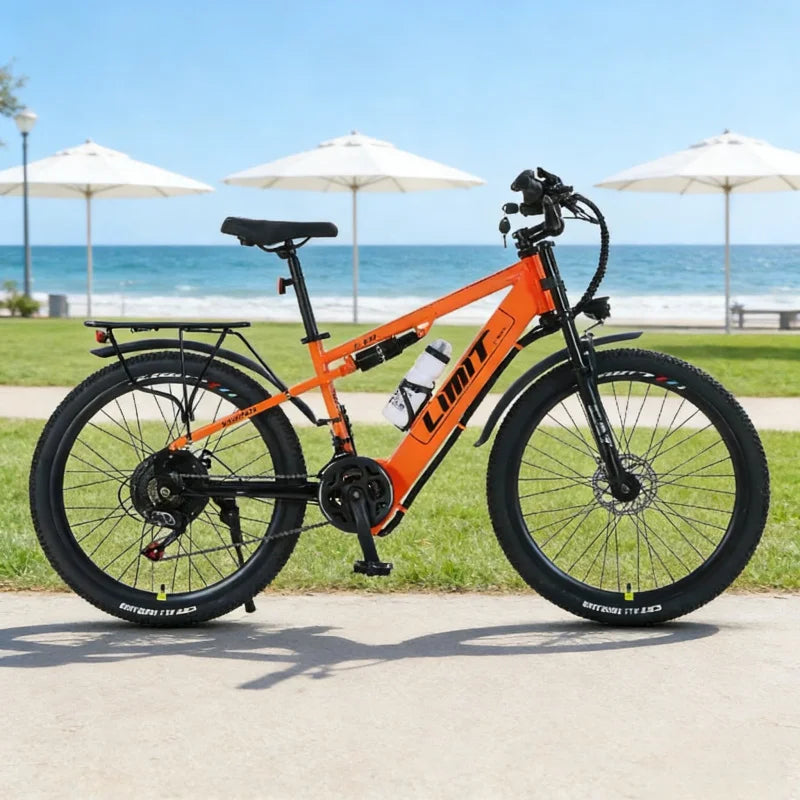 26inch city road leisure E-Bike, 400W brushless motor adult electric bicycle,48V20AH battery electric moped lightweight bicycle