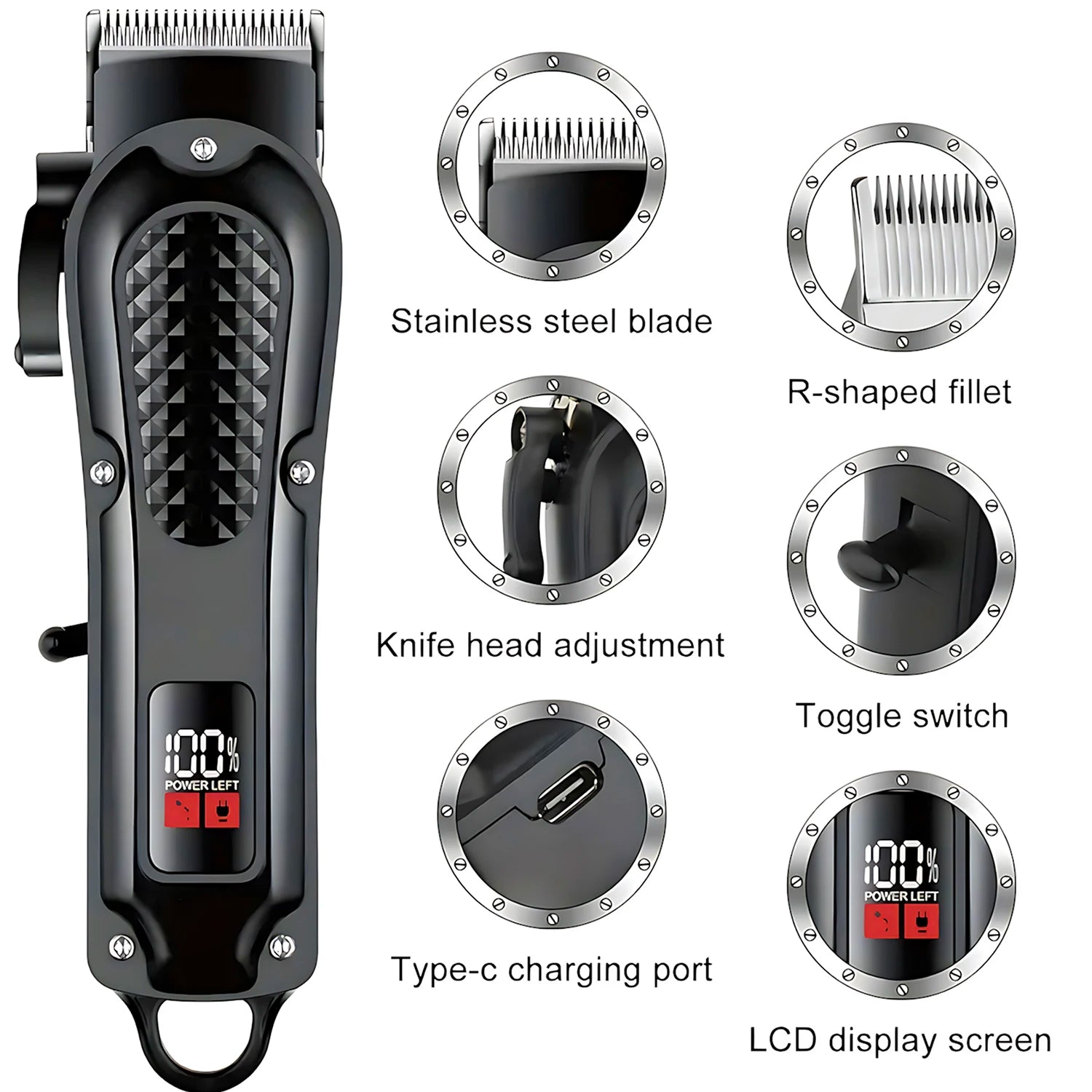 Body Hair Shaver - Rechargeable Beard & Chest