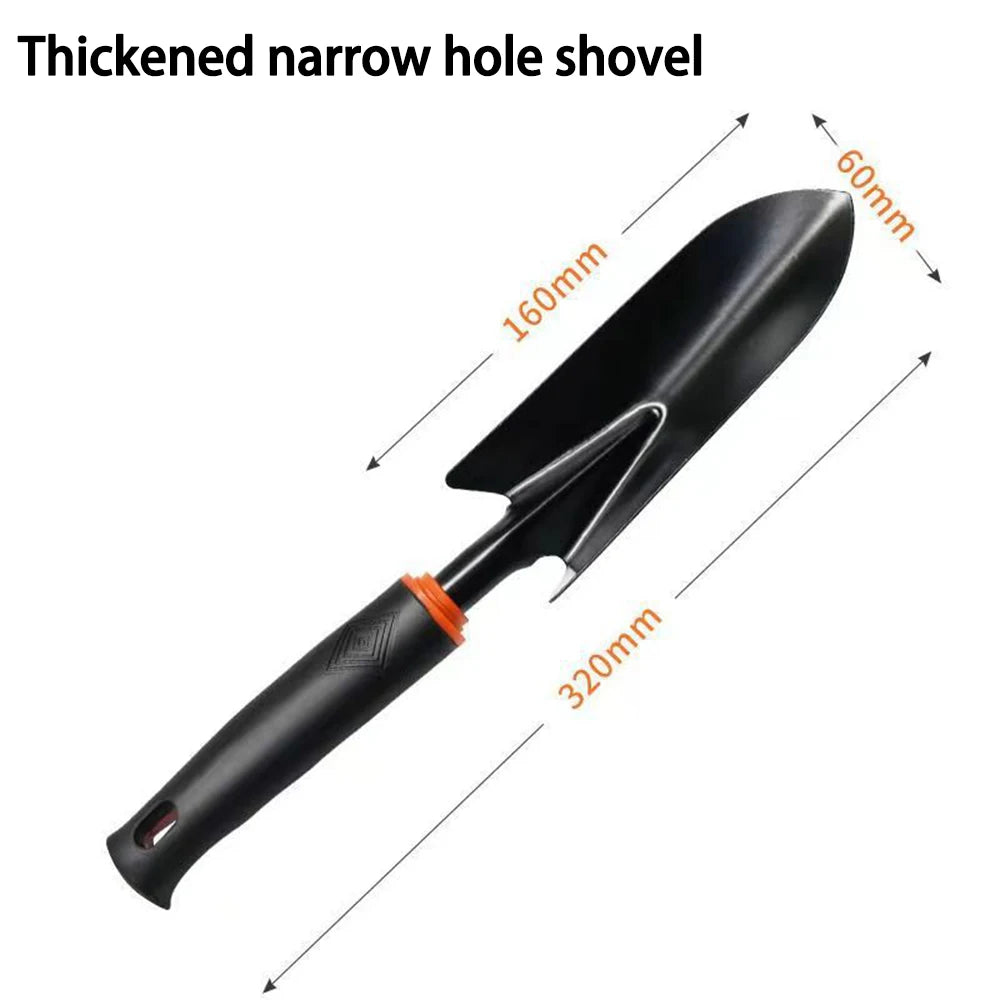 Gardening Shovel, Gardening Vegetable Planting Tools, Rake, Hoe, Trowel, Small Tool Set of 4, Gardening Gifts for Women and Men