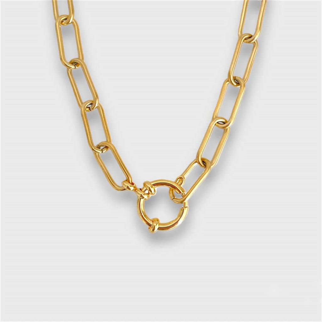 Classic element DIY December birthstone pendant for Mother's Day color preservation electroplating 18K gold
