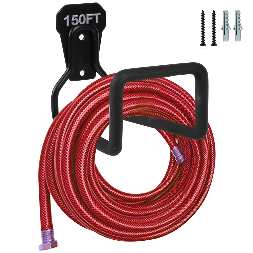 1/2pcs Garden Hose Bracket-hose Hanger Wall Mount,heavy Duty Water Pipe Holder for Yard Outdoor/indoor,metal Durable Hose Hooks,