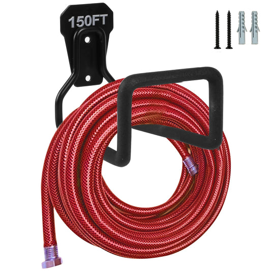1/2pcs Garden Hose Bracket-hose Hanger Wall Mount,heavy Duty Water Pipe Holder for Yard Outdoor/indoor,metal Durable Hose Hooks,