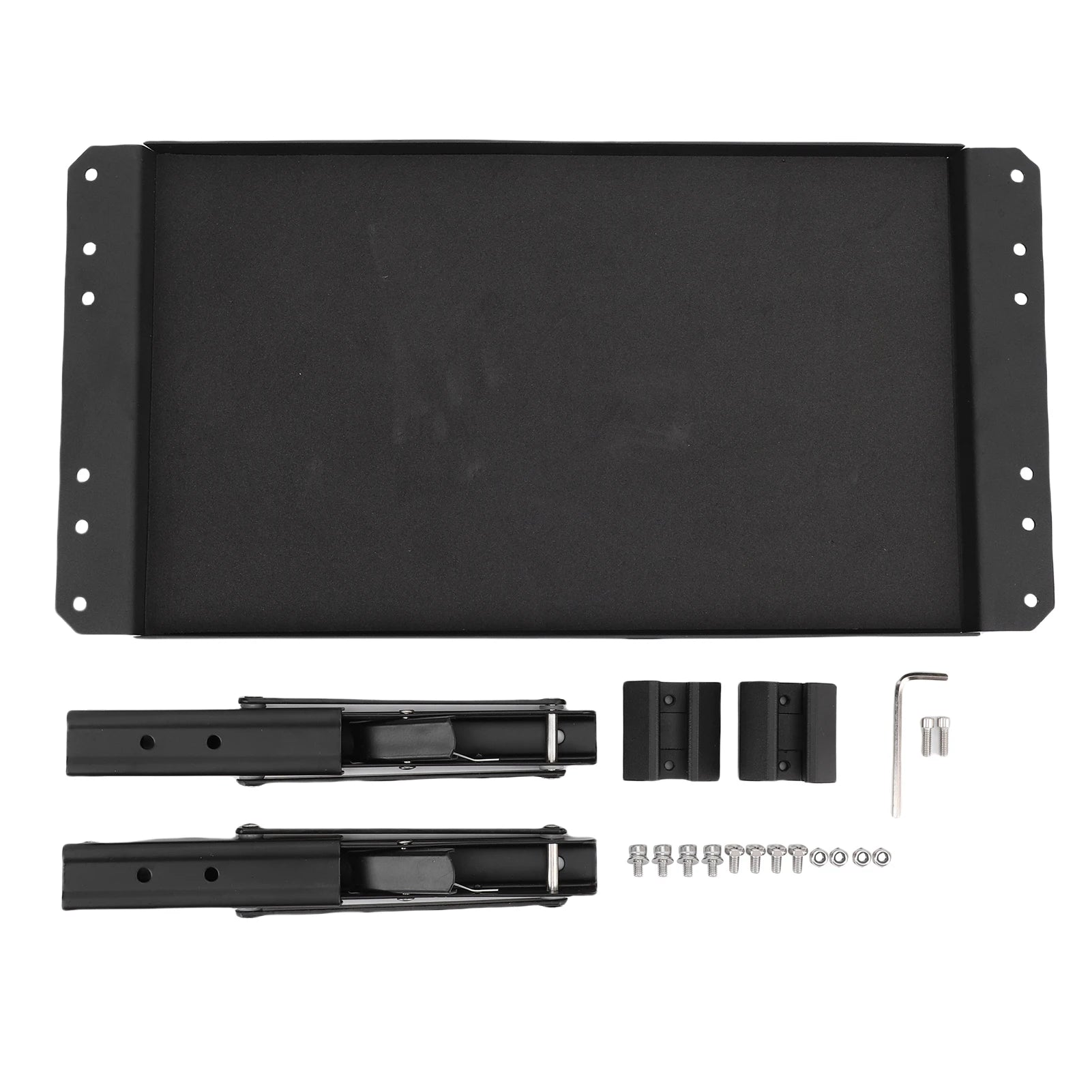 Toolbox Folding Side Table Toolbox Magnetic Tool Tray 325mmx195mm Multifunctional Rubber Coated Tray Heavy Duty for Assembly