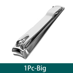 1pc/2pcs Nail Clipper Premium Sharp Sturdy Stainless Steel Fingernail And Toenail Clipper Cutters Perfect Nail Clippers