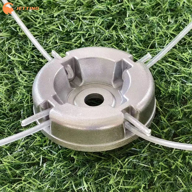 1PCS Aluminum Alloy Lawn Mower Head With Nylon Steel Lawn Mowing Line Lawn Mower Replacement Parts Universal