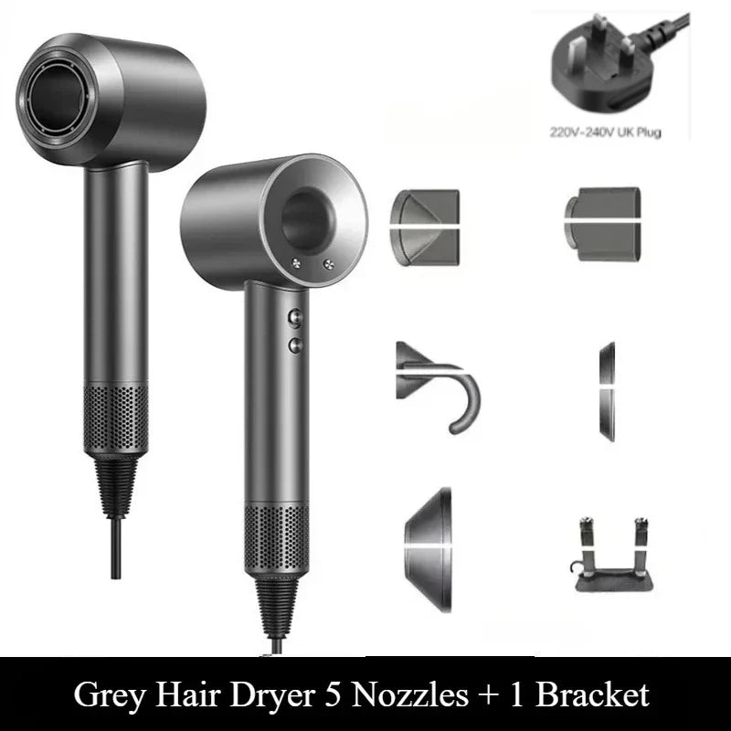 2026 Wall-Mounted Leafless Hair Dryer – Negative Ion, Salon-Grade, Home & Travel
