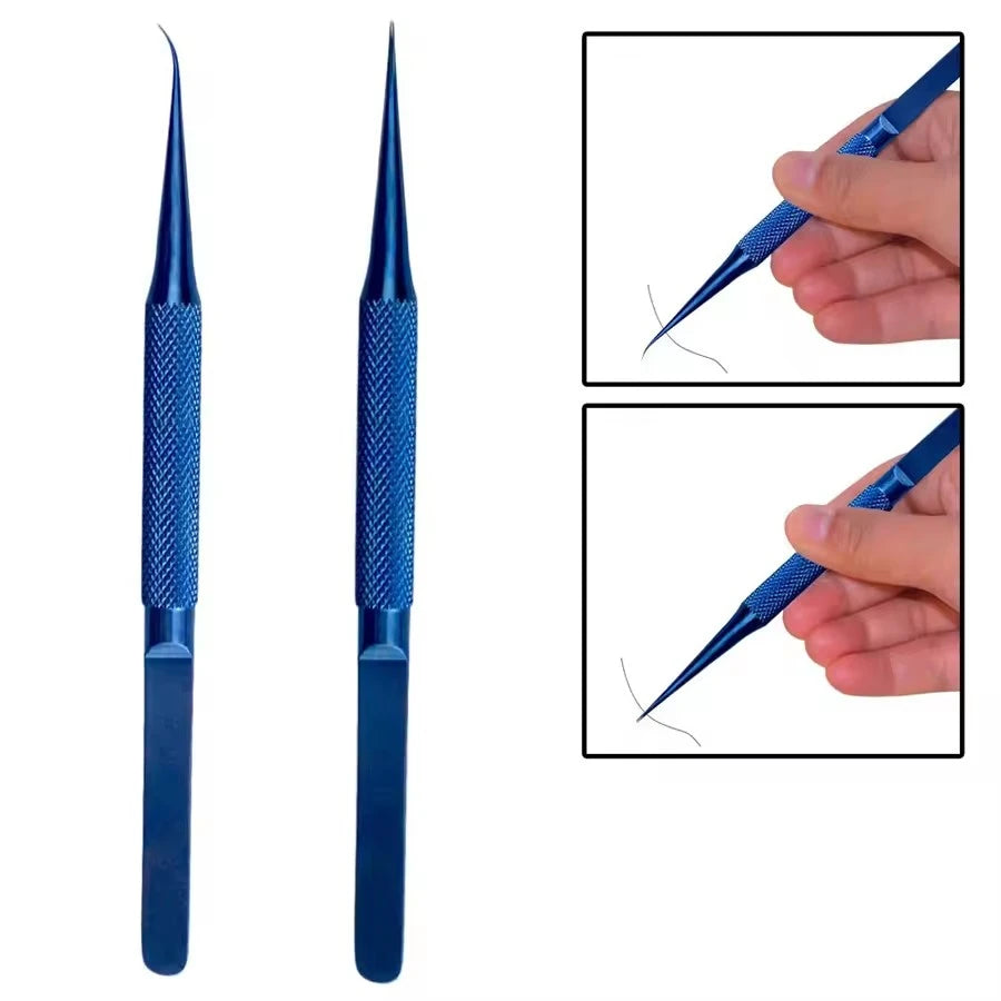 Titanium Alloy Anti-Magnetic Tweezers for Electronics Repair, Professional ESD Forceps for Motherboard, PCB, SMD & Jewelry