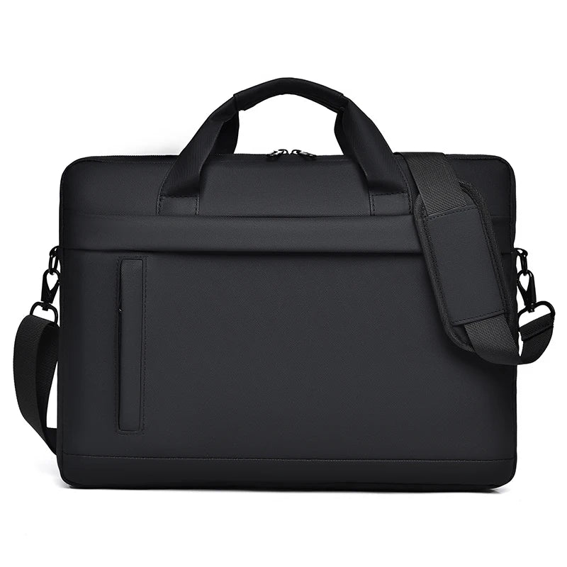 Men's Briefcase, Minimalist Business Shoulder Bag, Men's Messenger Bag, Large Capacity Office Tote, 14-inch Laptop Bag