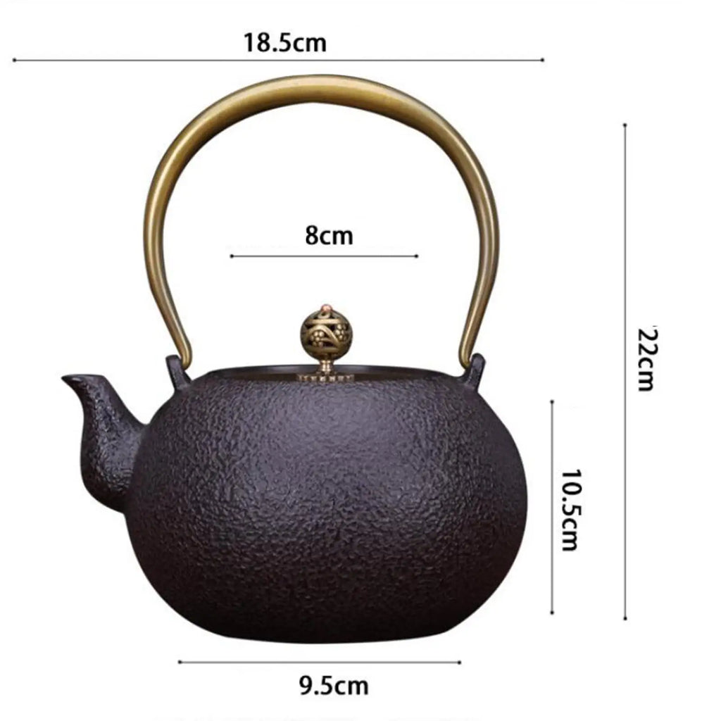 tea Kettle Teapot Traditional Exquisite Heating Evenly Loose tea Pot for Stove Top Restaurant Living Room kitchen