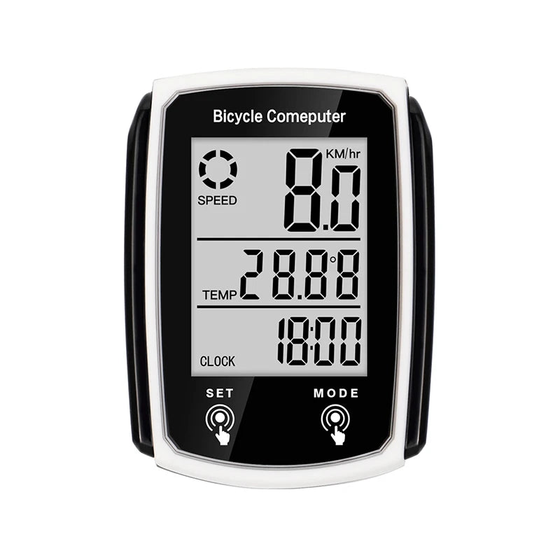 Bicycle Computer, Odometer, LCD Display, Cable Cycling Speedometer, Mountain Bike Speedometer, Bicycle Accessories