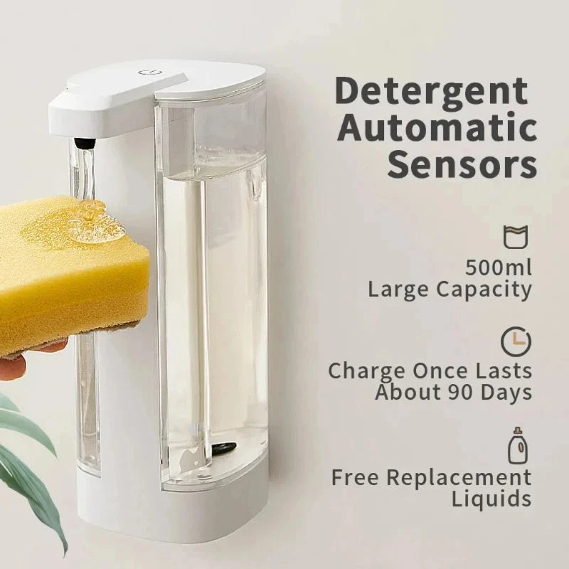 HOMEFISH Automatic Soap Machine Sensor Intelligent Hand Washing Machine Kitchen Hand Sanitizer Soap Dispenser