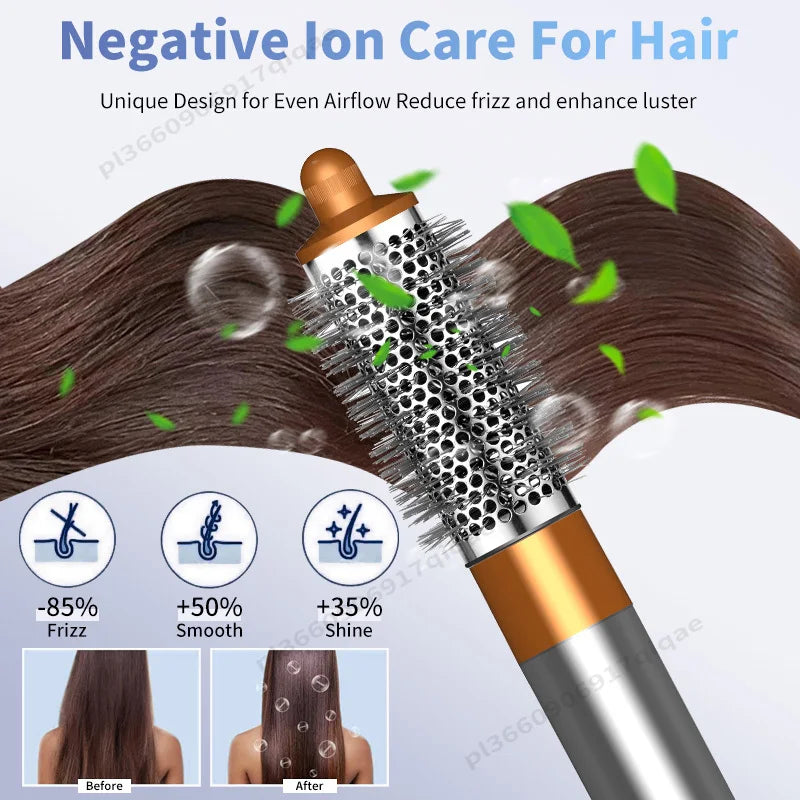 6-in-1 High-Speed Hair Styler & Dryer Brush – 110,000 RPM Negative Ionic Blow Dryer