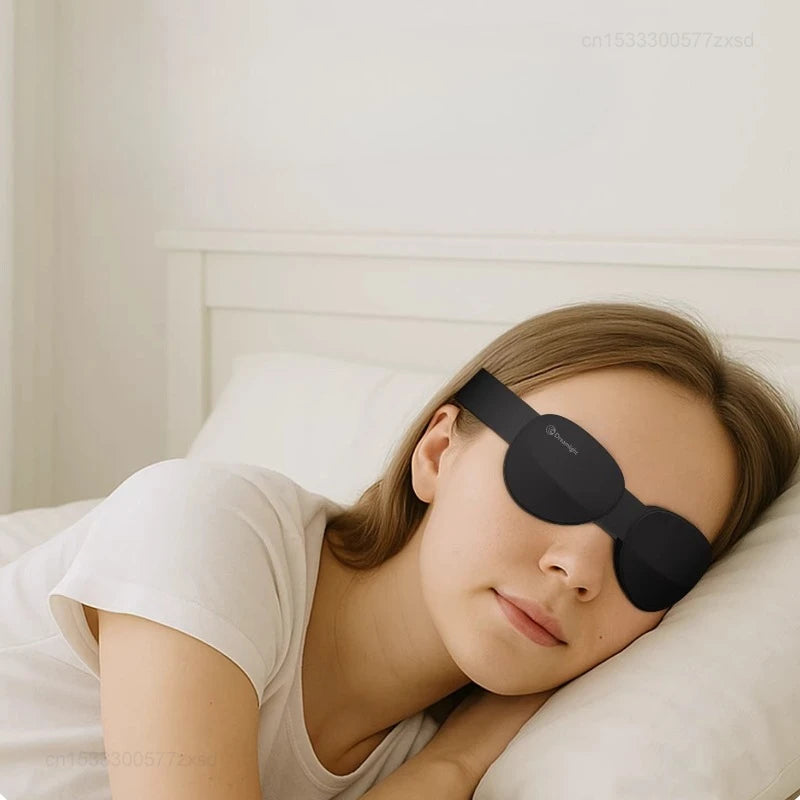 Dreamlight 3D Contoured Sleep Eye Mask – Blackout, Adjustable & Travel-Friendly