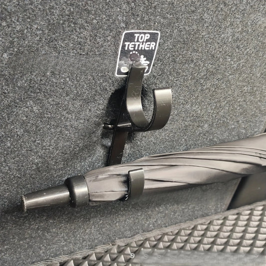Two Car Umbrella Hooks - Trunk Hooks, Suitable for Sedans And Suvs with No-Drill Installation, Multifunctional Back Storage Rack