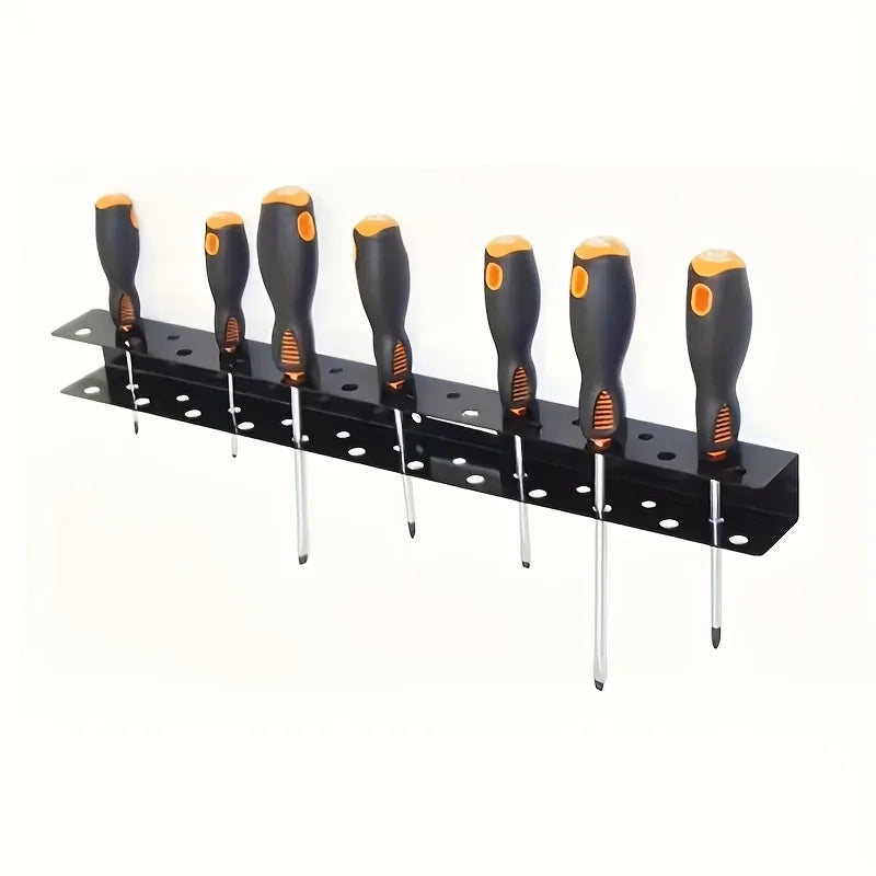 1 Piece Suitable For Garage Wall Mounted Multifunctional Tool Management Metal Screwdriver And Pliers Storage Rack