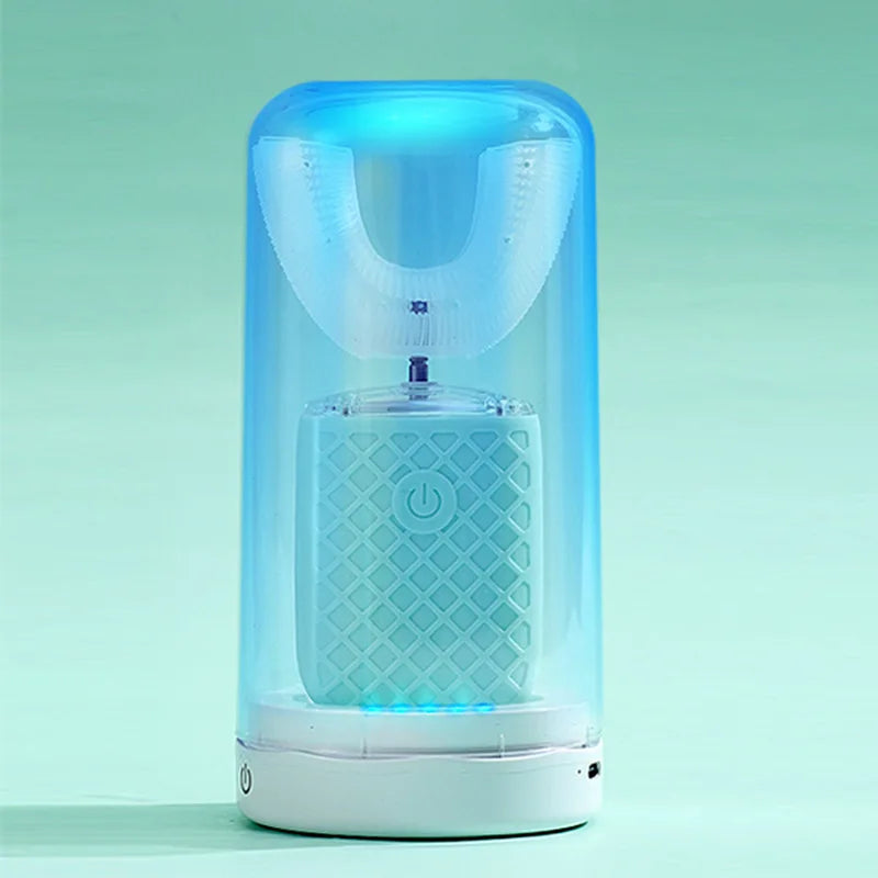 360° U-Shaped Electric Toothbrush – Rechargeable Sonic Auto Toothbrush for Adults & Kids