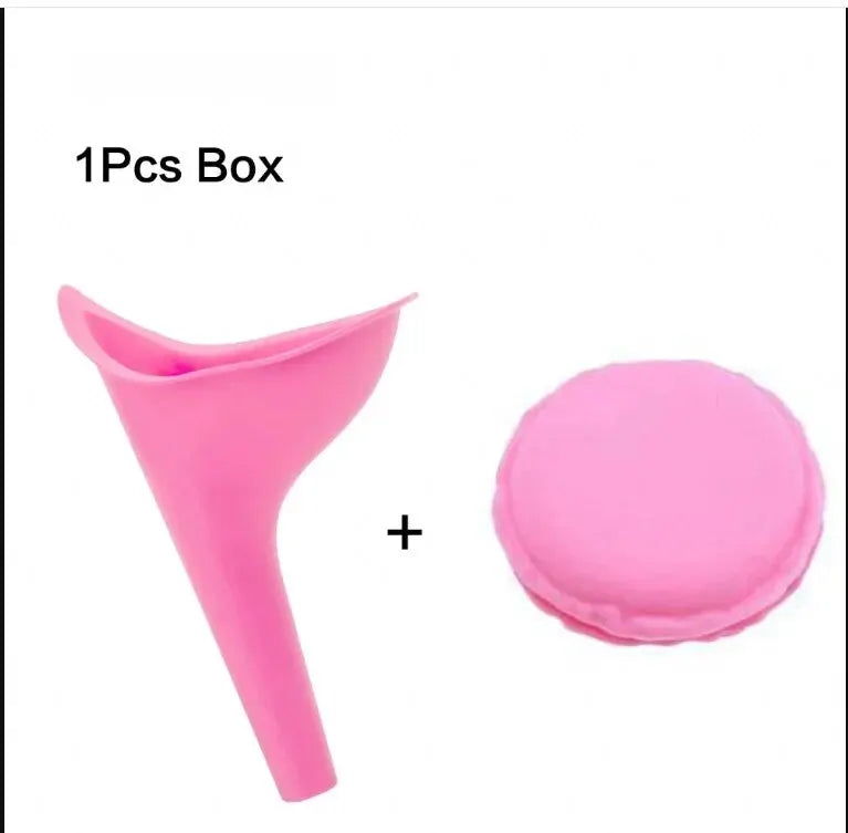 Women Urinal Outdoor Travel Camping Urinal Funnel Portable Female Urinal Urination Device with Box
