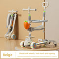 New children's scooter:5-in-1 glide scooter for boys and girls three-wheeled toy scooter ideal for developing children's balance