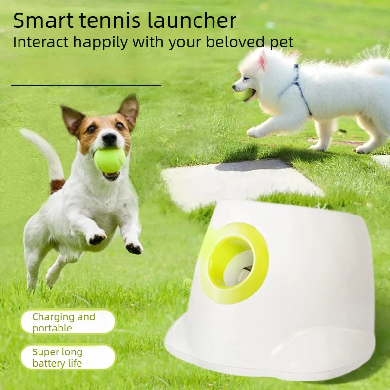 Automatic Dog Ball Launcher, Toy, Tennis Ball Machine, Ball Dispenser, Pet Interactive Launcher
