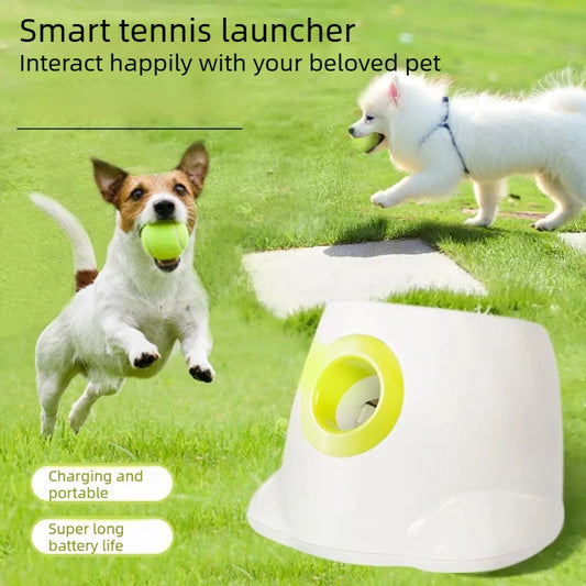 Automatic Dog Ball Launcher, Toy, Tennis Ball Machine, Ball Dispenser, Pet Interactive Launcher