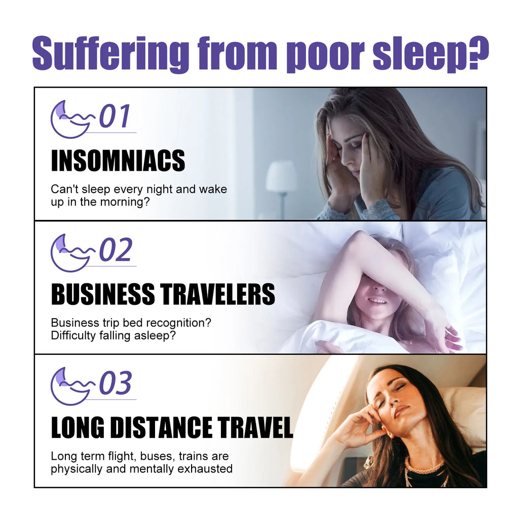 Lavender Sleep Spray Relieves Anxiety Relaxes Body & Mind Helps Improve Sleep Quality Relieves Anxiety&Helps People Fall Asleep
