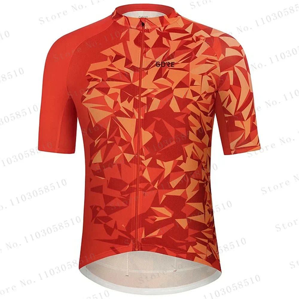 Jersey Cycling Tops Summer Men Short Sleeve Cycling Clothing Sports Bicycle Shirts Bib Shorts Suits Mtb Road Bike Clothing