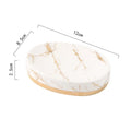 Marble Stripes Ceramics Bathroom Soap Dish Restaurant Hotel Soap Storage Items Restroom Decorations Household Soap Box