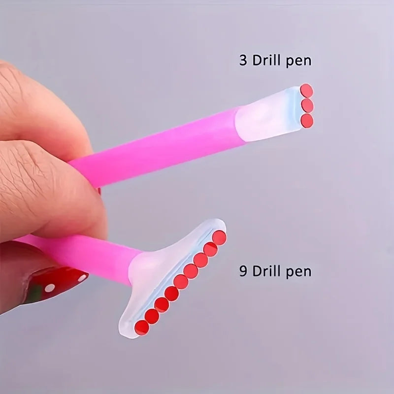 Diamond painting kit (29 pieces) DIY 5D diamond painting accessory combination kit, including diamond stitching pen, tweezers, d