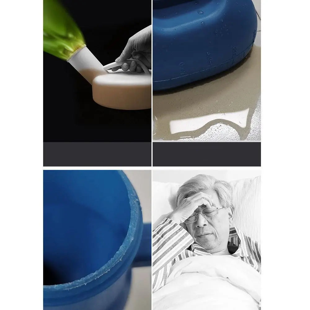 Portable Urinal Bottle Toilet Aid Bottle Urinal Potty with Lid Travel Urine Storage Unisex 2000ml Pee Tool
