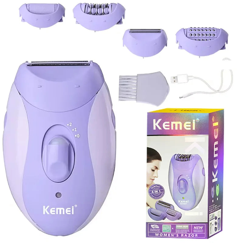 Women's Epilator - 4-in-1 Full Body USB