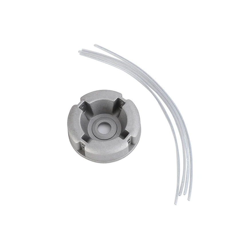 1PCS Aluminum Alloy Lawn Mower Head With Nylon Steel Lawn Mowing Line Lawn Mower Replacement Parts Universal